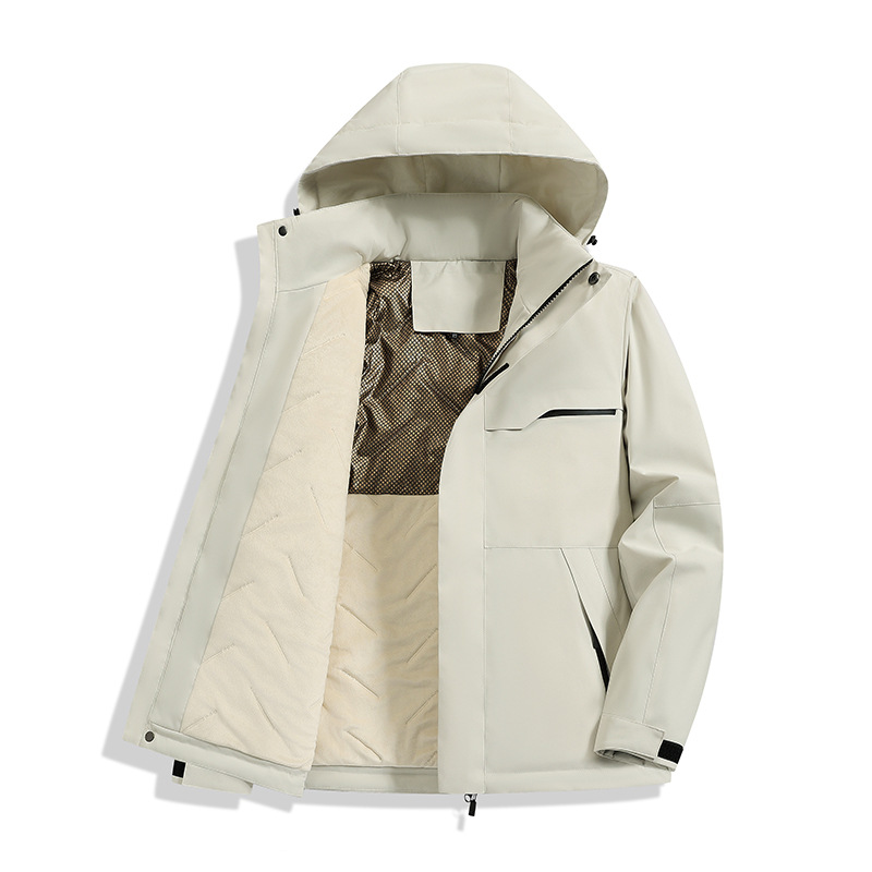 Thickened Windproof Waterproof Parka Super Soft Lining Custom Logo Workwear