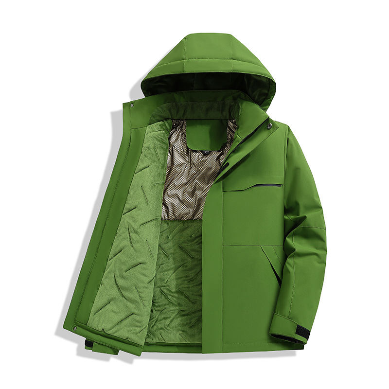 Thickened Windproof Waterproof Parka Super Soft Lining Custom Logo Workwear