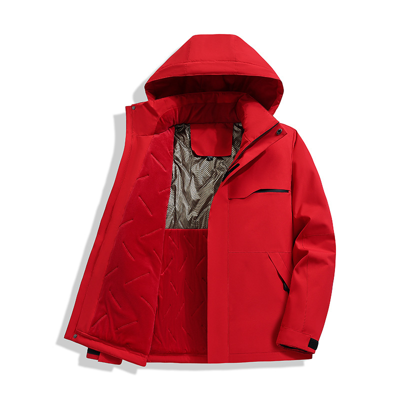 Thickened Windproof Waterproof Parka Super Soft Lining Custom Logo Workwear