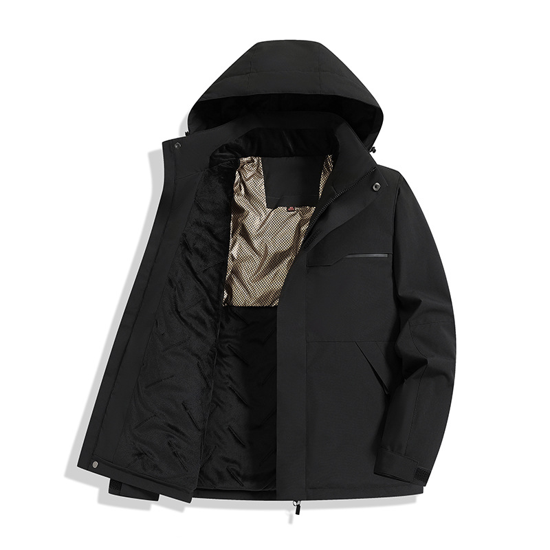 Thickened Windproof Waterproof Parka Super Soft Lining Custom Logo Workwear