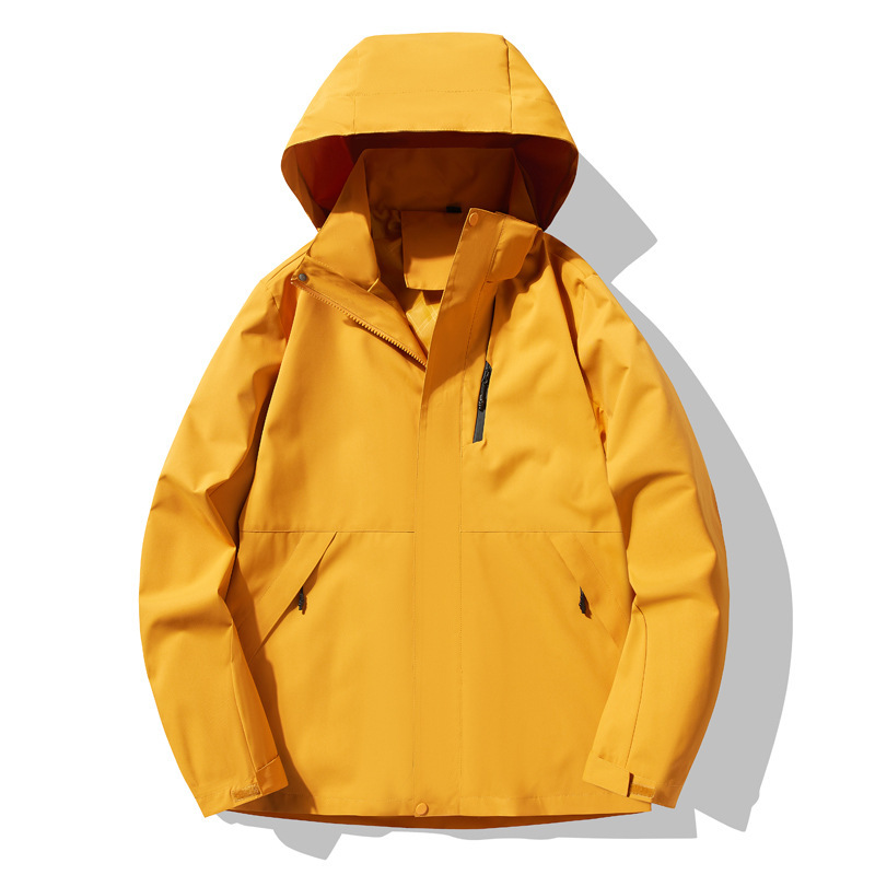 Women's Waterproof Seam-Taped Shell Jacket, Unisex Outdoor Windproof Hiking Coat, Budget Arcteryx-style Hooded Rain Jacket